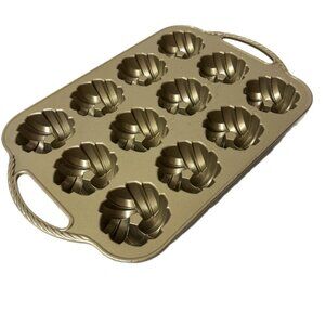 Nordic Ware Mini Braided Bundt Cakelet Pan